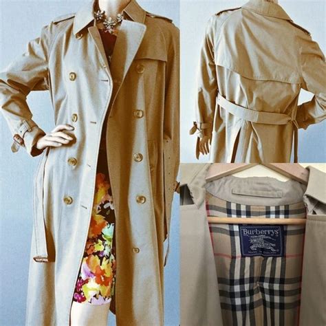 vintage burberry trench london